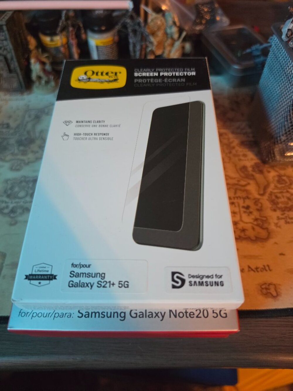 Otterbox Tempered Glass Screen Protector for the Samsung Galaxy S21+
